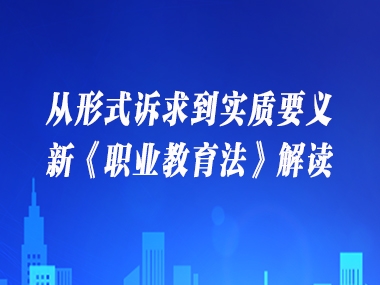 从形式诉求到实质要义：新《职业教育法》解读