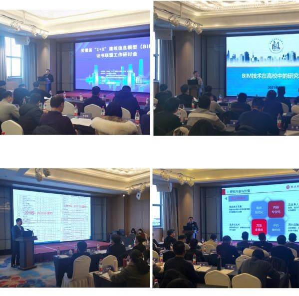 2021年安徽省“1+X”（BIM）证书联盟工作研讨会成功举办(图1)