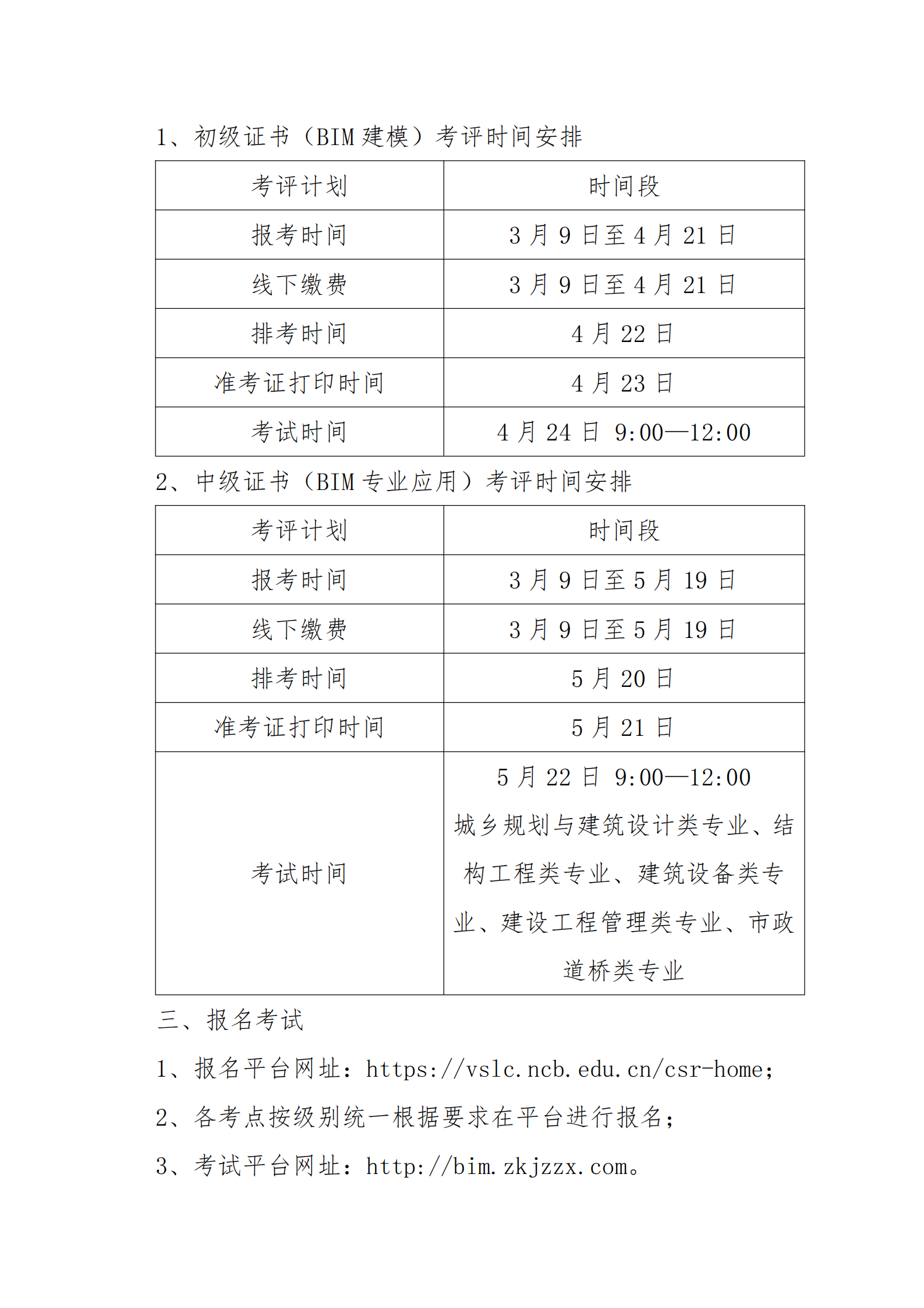 关于开展2021年第一期“1+X”建筑信息模型（BIM）职业技能等级证书考评工作的通知(图2)